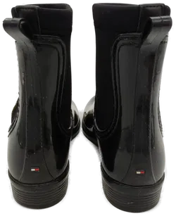 Tommy Hilfiger Damen Gummistiefel Gr. 39 Schwarz - Bild 4