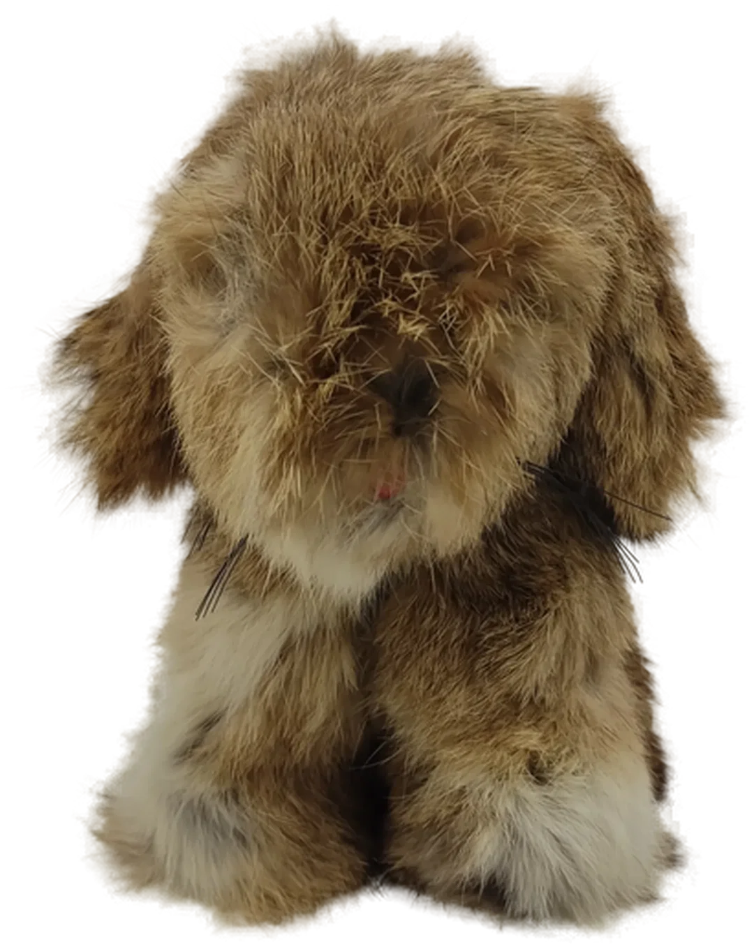 Kuscheltier Hase 20 cm sitend, dunkelbraun  – Bild 2