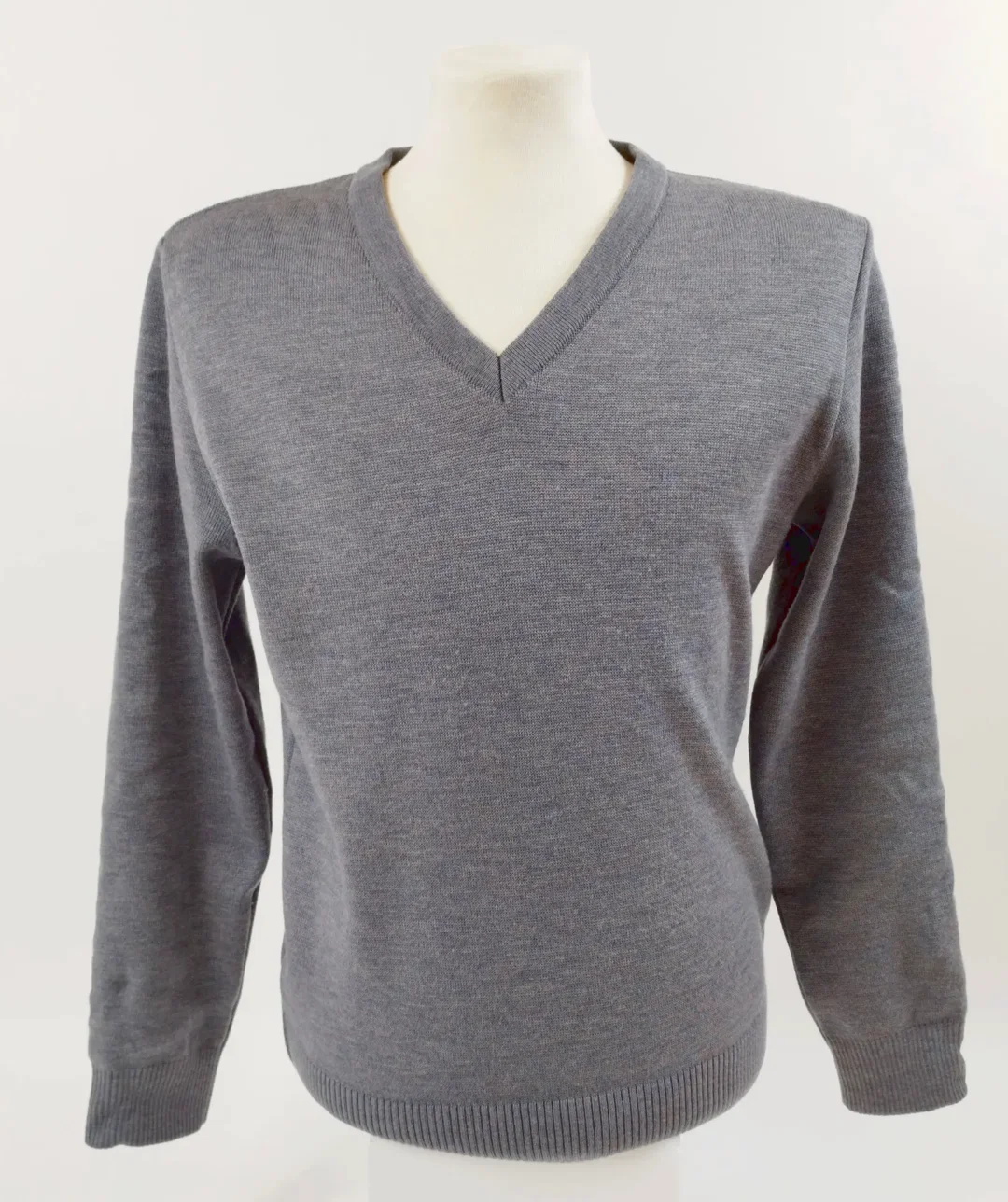 Herrenpullover Putz-Ebensee Grau Merinowolle, Gr. M | Merino-Wärme - Bild 1
