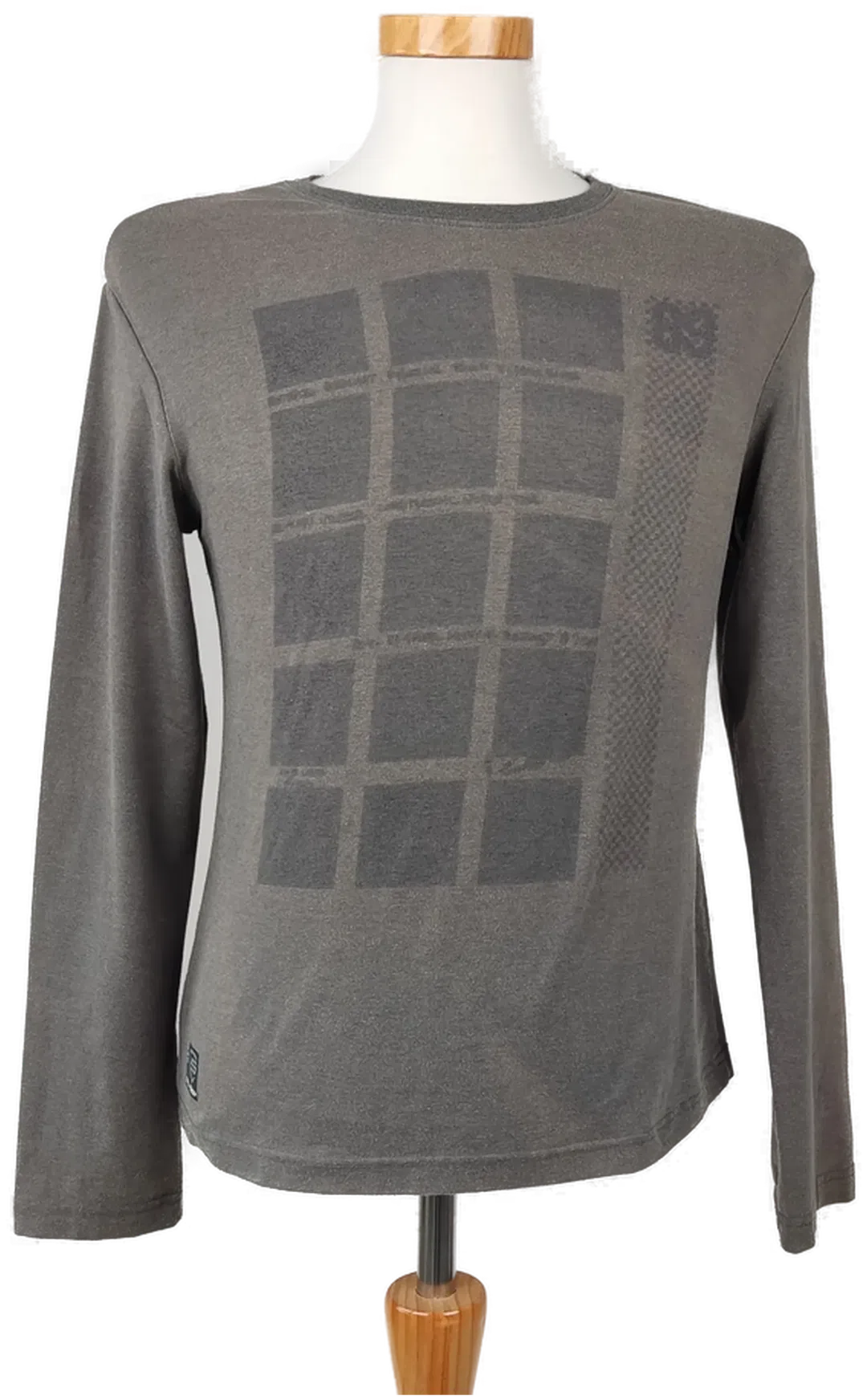 Stegol Herren-Langarmshirt, grau - Gr. M  - Bild 4