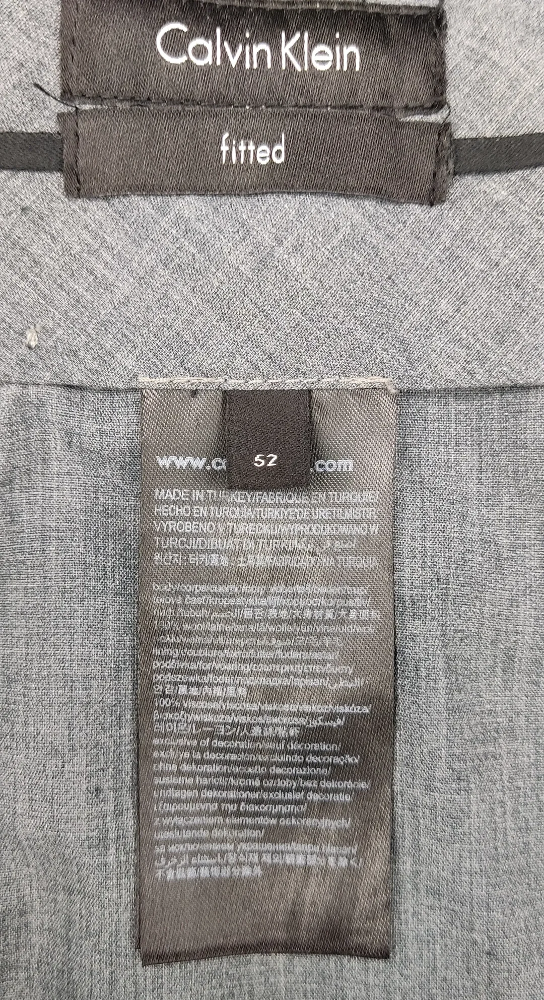 Calvin Klein Herren Hose dunkelblau Gr. 52 – Bild 3