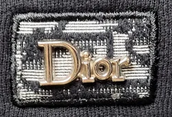 Dior Damen Hoodie schwarz mit Logo Gr. L - Bild 3
