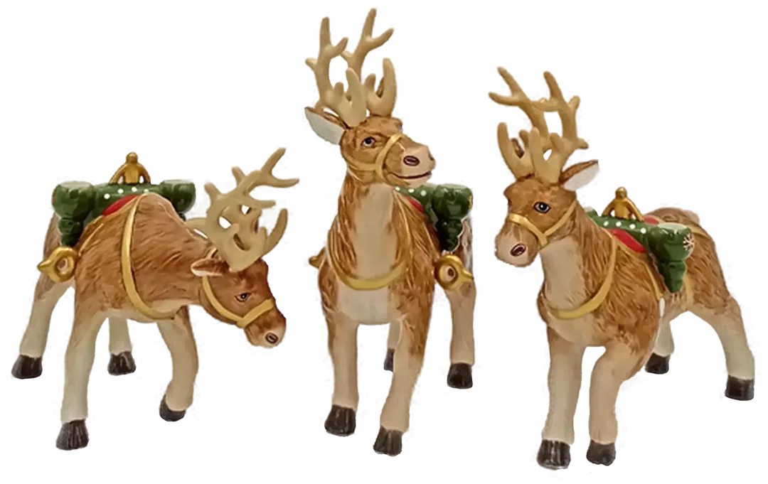Weihnachts-Rentier-Figur Set - Bild 1