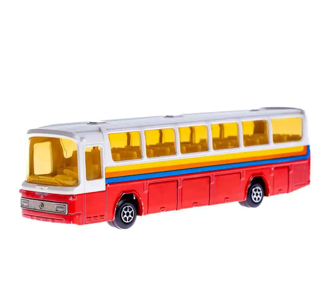 Majorette Mercedes rot/weiß/orange/gelb 1:55 - Bild 4