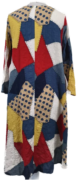 YL, Sommerkleid, Seersucker, Gr. XL,  - Bild 3