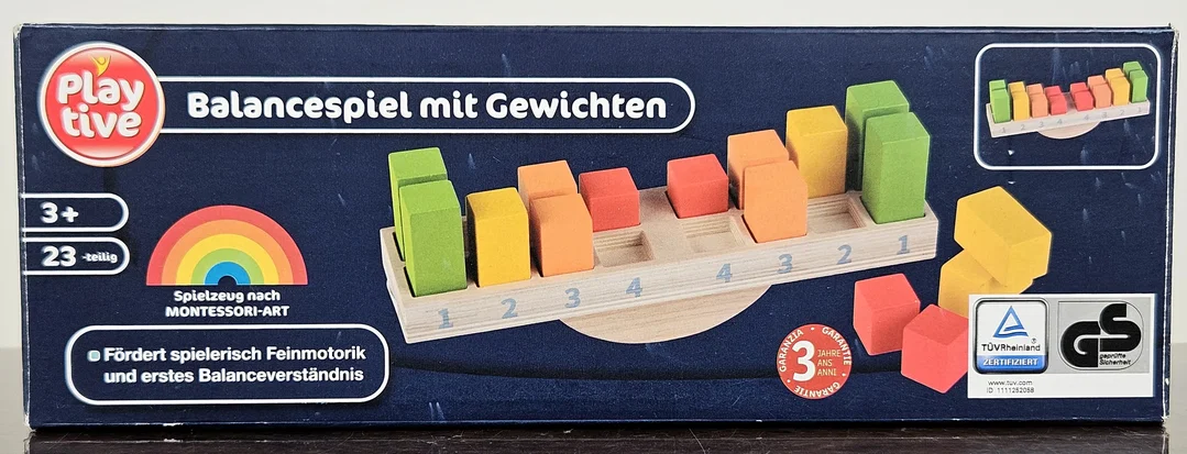 Balancespiel mit Gewichten - Playtive – Bild 1