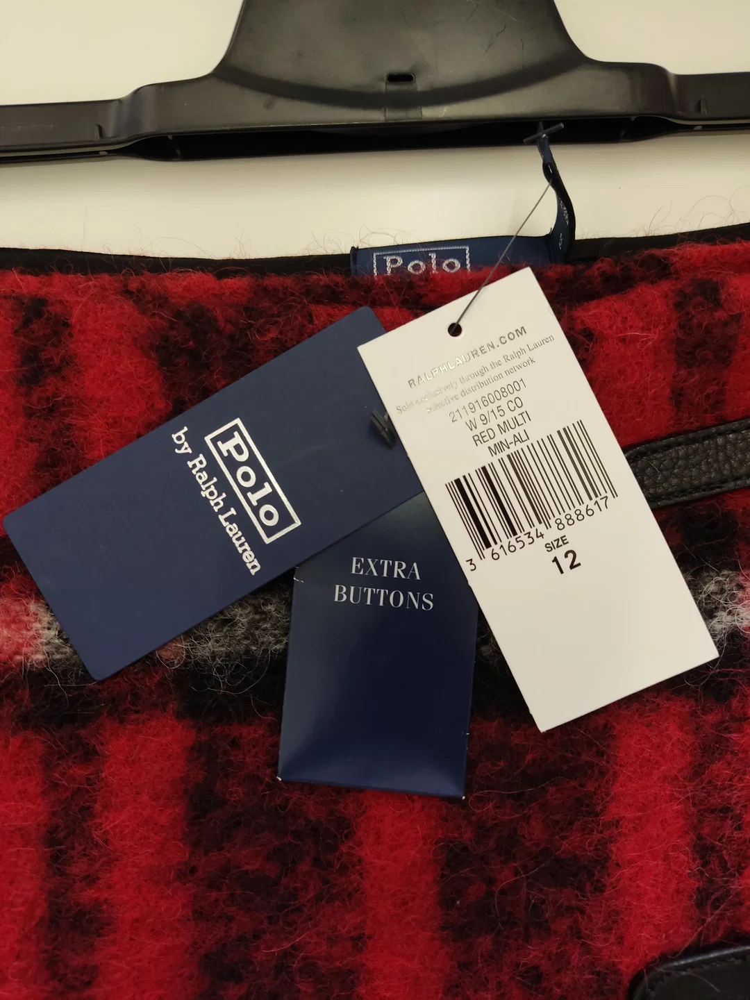 Ralph Lauren Wickelrock mit Lederbesatz Größe 46, Bundweite 90 cm, Länge 42 cm – Bild 3