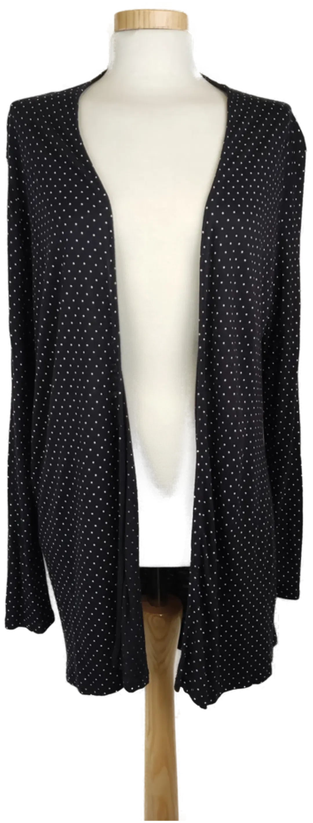 Damen Weste schwarz mit weißen Punkten - M/38 - Bild 4