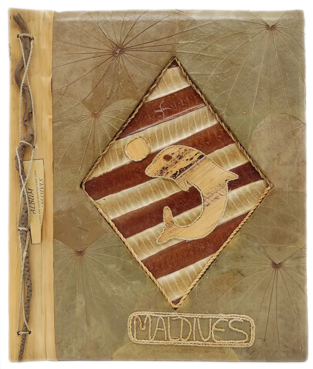 Fotoalbum handmade aus Naturmaterialien Maledives - Bild 1