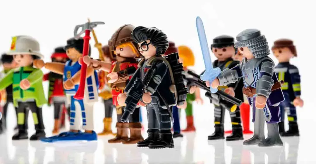 Konvolut Playmobil Figuren – 34 Stück mit Zubehör – verschiedene Themen & Epochen - Bild 1