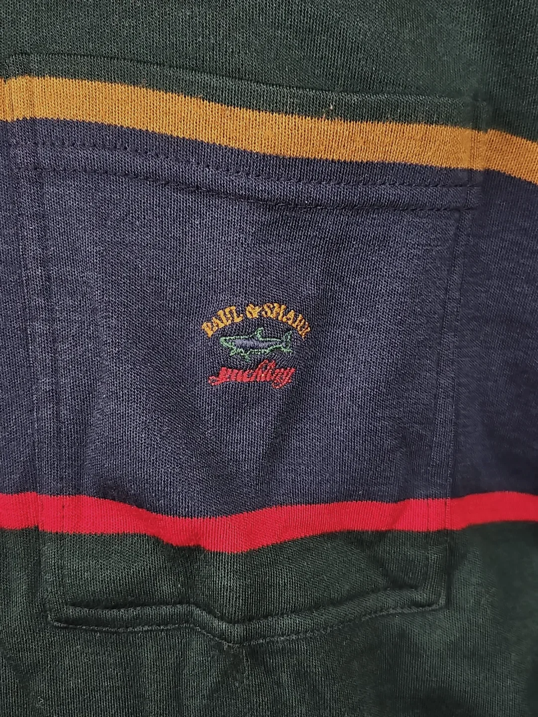PAUL & SHARK Yachting Herren Wollpullover, blau/grün - Gr. XXL  – Bild 5