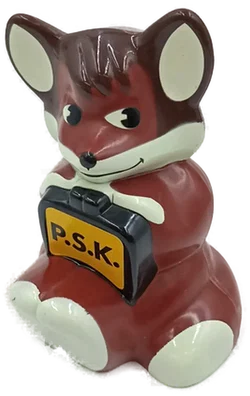 Vintage Spardose Postfuchs P.S.K.