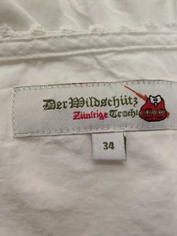 Damendirndl-Bluse Der Wildschütz Baumwolle Gr. 34 | Traditionsstück – Vorschau 4