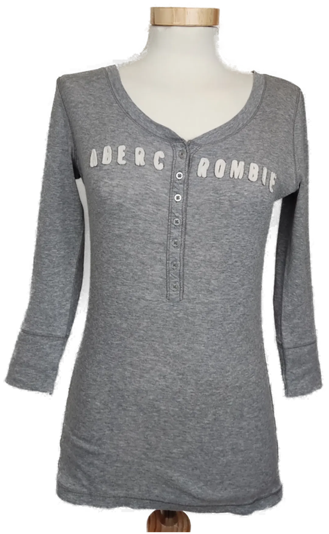 Abercrombie & Fitch Damen Shirt grau Gr. S - Bild 1