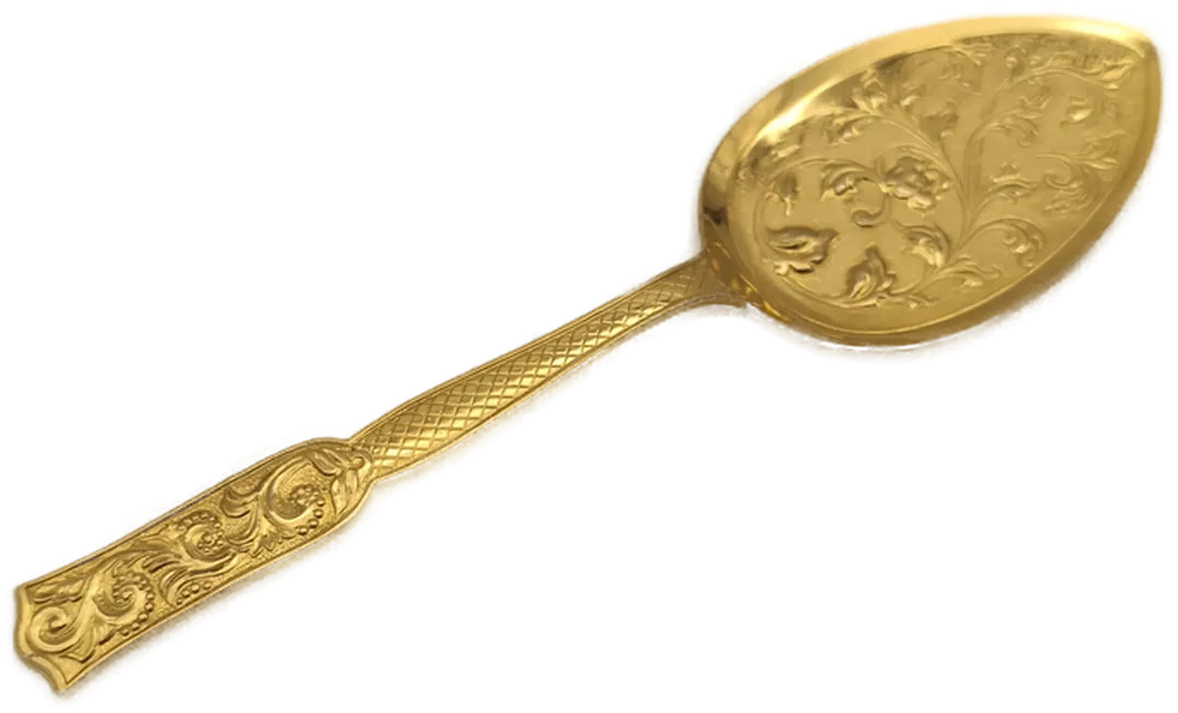 Vintage Tortenheber im Camillemuster Sterlingsilver - Bild 2