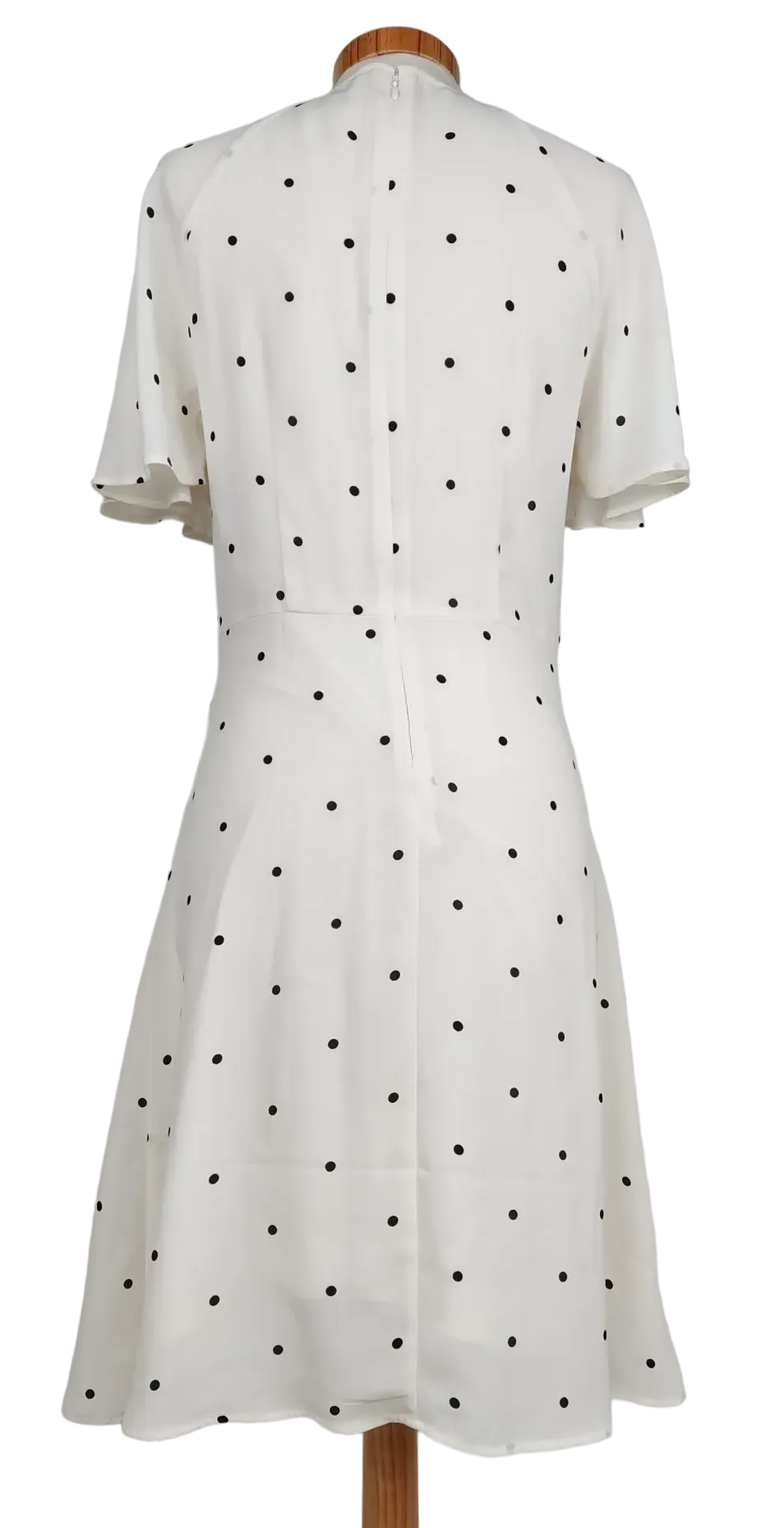 H&M Damen Midikleid, weiß - Gr. S – Bild 2
