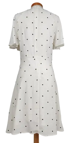 H&M Damen Midikleid, weiß - Gr. S - Bild 2