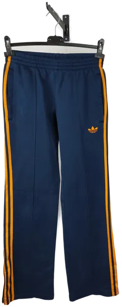 Adidas Unisex Trainings- Jogginghose dunkelblau/orange - XS/44 - Bild 1