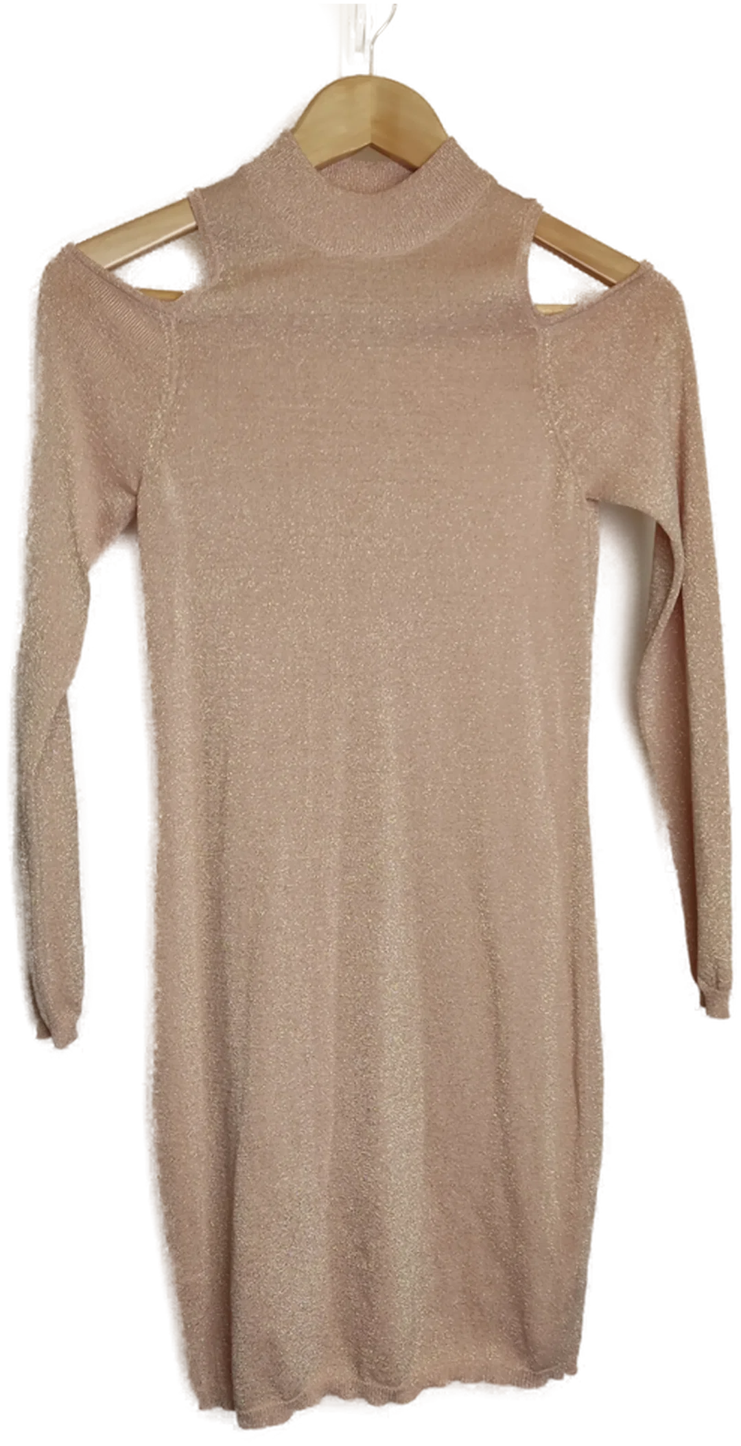 Atmosphere Damen Mini Kleid gold Gr. 38 – Bild 4