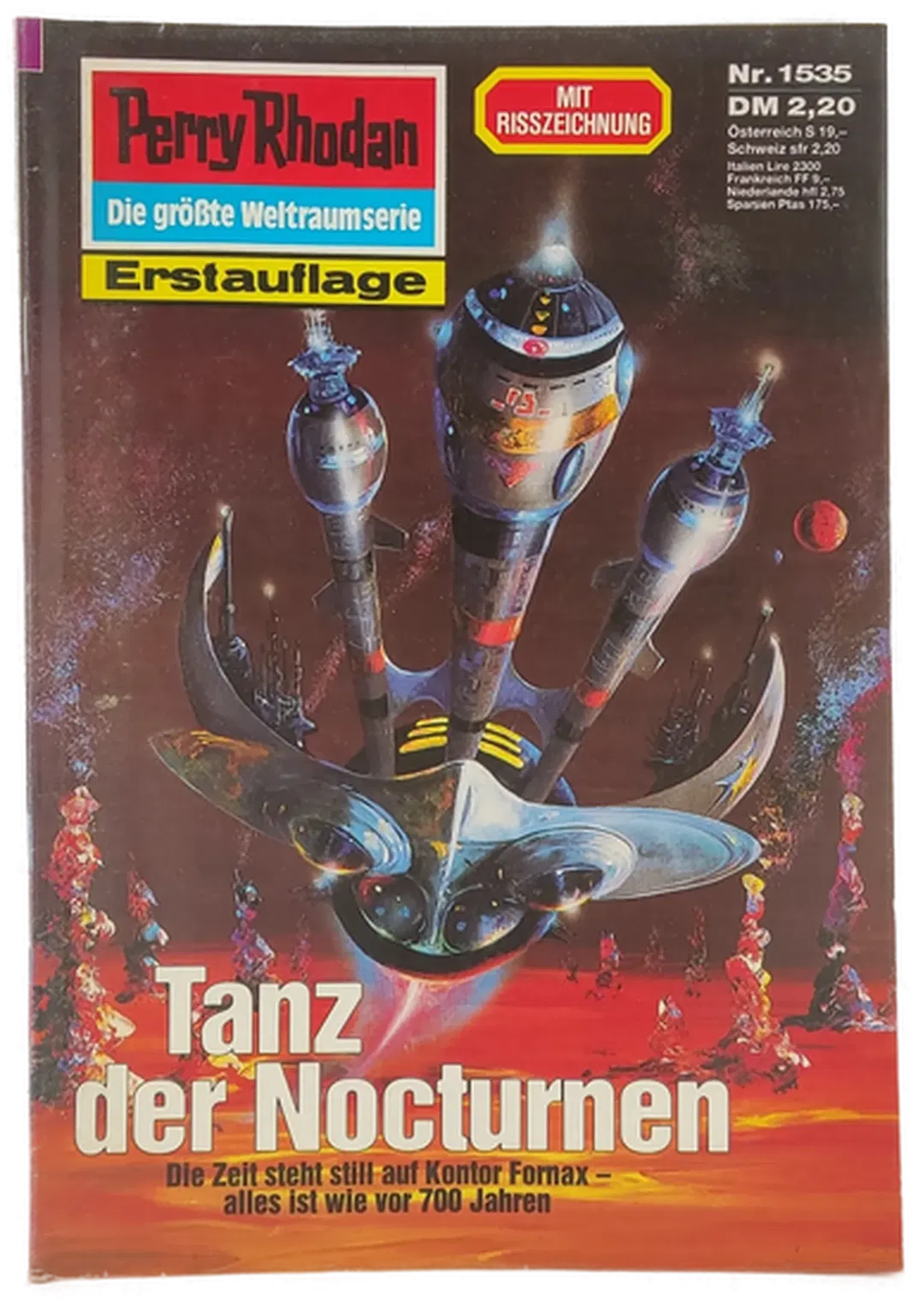 Romanheft Perry Rhodan Tanz der Nocturnen Erstauflage Nr. 1535 - Bild 2