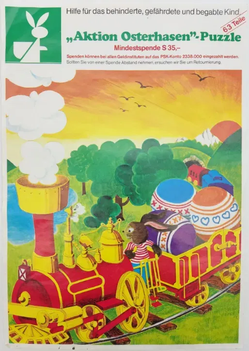 Puzzle - Osterhasen - 63 Teile  - Bild 1