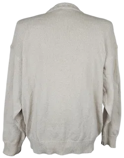Carlo Colucci Vintage Herren Pullover, grau/beige - Gr. XXL - Made in Germany - Bild 3