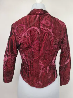 komplettes Kostüm Biedermeierstil - Rock, Korsett, Jacke und Handtasche - Handgenäht - Bild 9