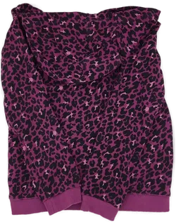 S.Oliver Kinder Kapuzen Hoodie Animal Print Beere Gr. 164 - Bild 4