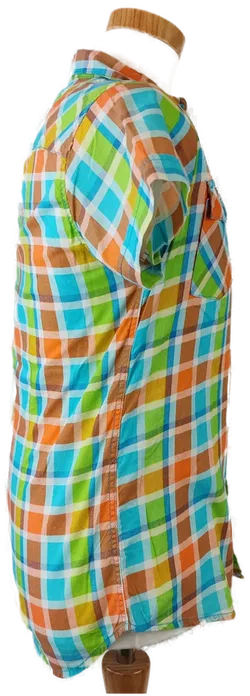 Fishbone Herrenhemd mehrfarbig kariert - Gr. S (Slim fit) - Bild 2