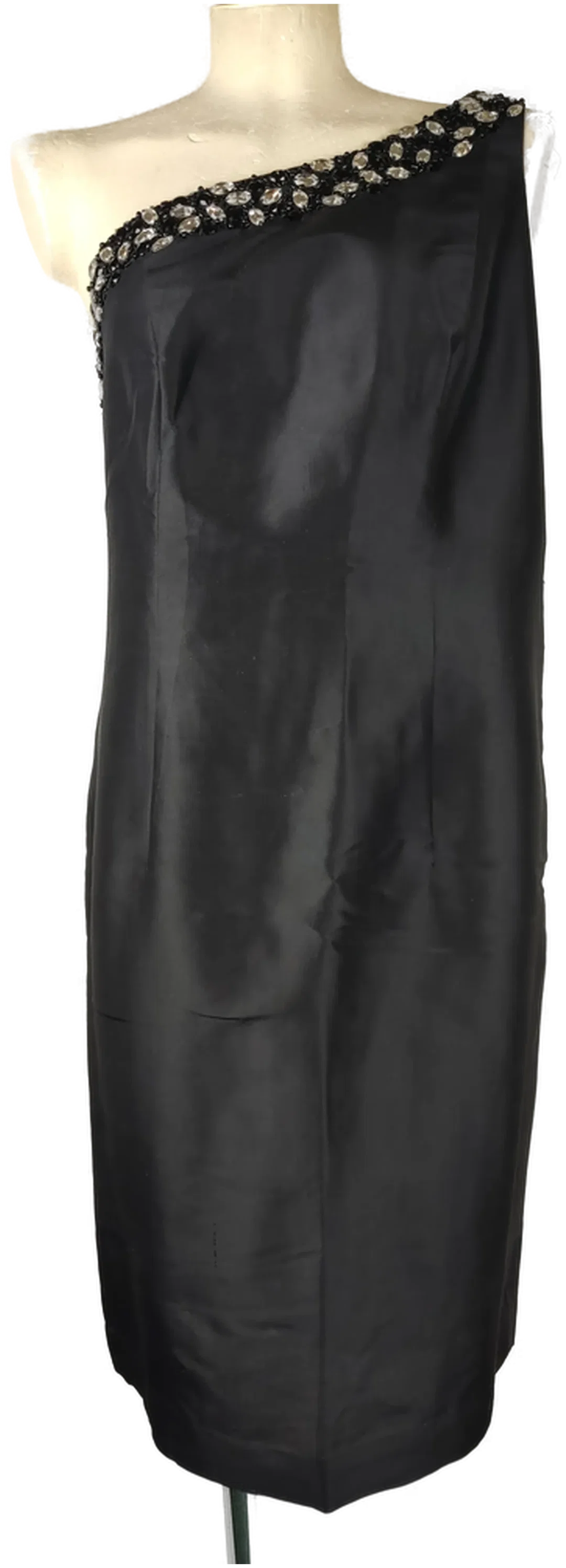 Etuikleid  Mit Steinverzierung | Asymmetrischer Chic - Bild 1