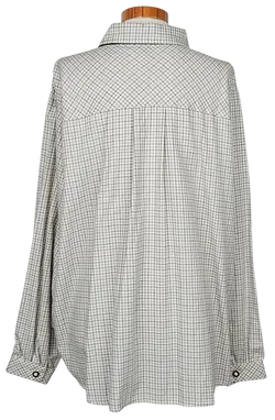 Styrian lady Vintage Damen Trachtenbluse, beige/grün - Gr. XL  - Bild 3