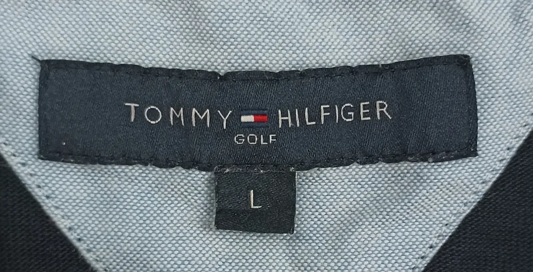Tommy Hilfiger Herrenpoloshirt dunkelblau Gr. L – Bild 3