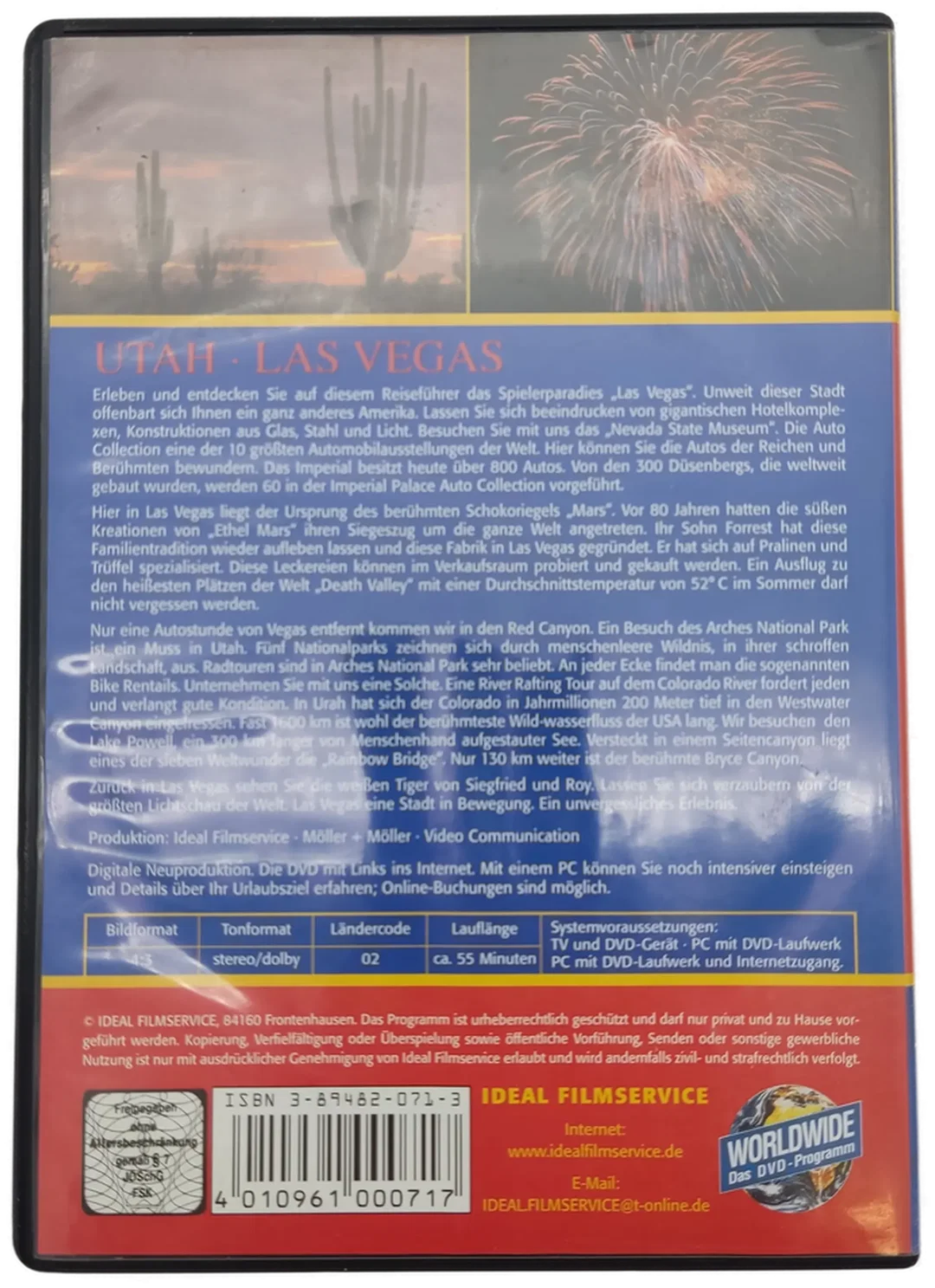 Die schönsten Reiseziele - Utah Las Vegas DVD – Bild 2