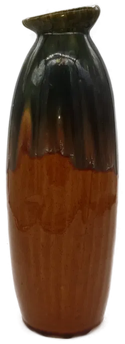Wachauer Keramik / Porzellan Vase mit farbiger Laufglasur Höhe ca 32cm - Bild 1