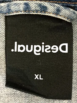Desigual Damen Jeansweste gemustert Gr. XL – Vorschau 3