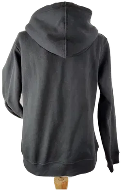 Weste 'Casa Blanca', langarm mit Kapuze, schwarz mit Taschen, Größe M - Bild 3