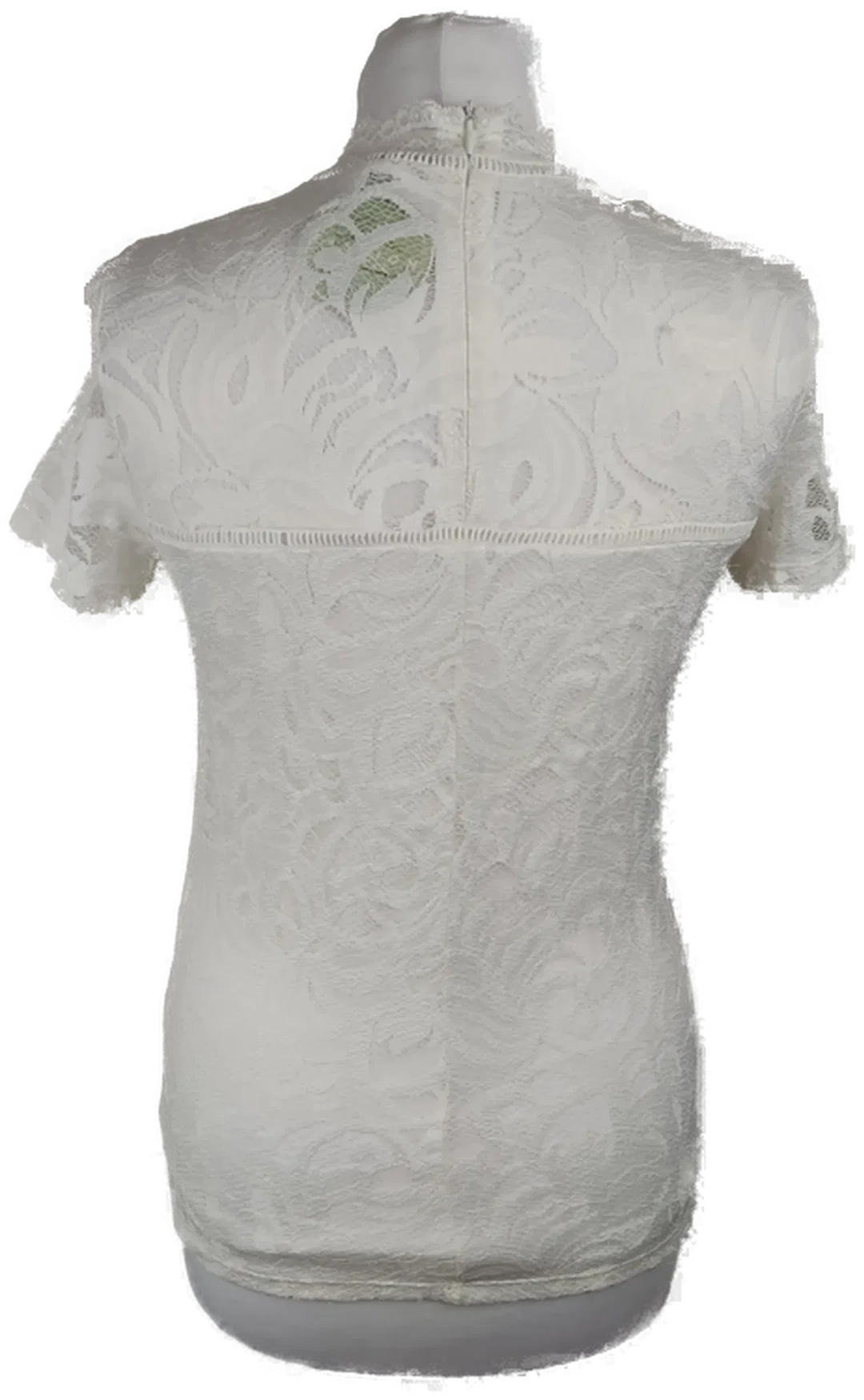 Vila Top für Damen Weiß Größe S/36 | Feiner Vintage-Charme – Bild 3