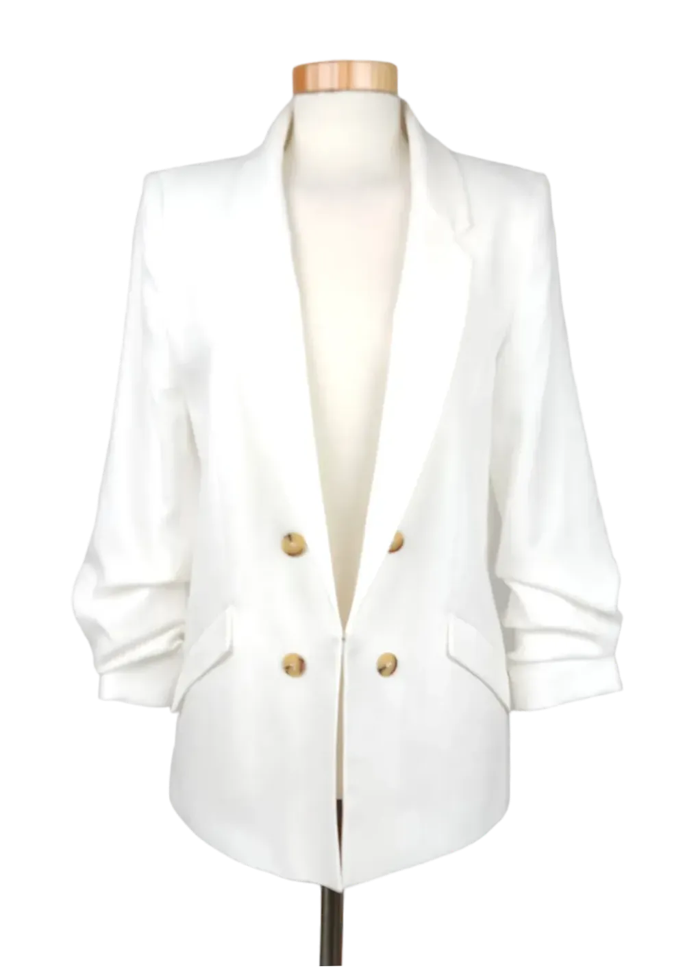 NAF NAF Damen Blazer, weiß - Gr. 36 - Bild 4