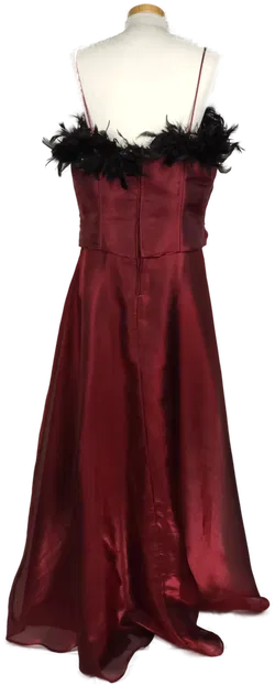 Unique Damenabendkleid  mit Stola bordeaux- XL/ 42 - Bild 2