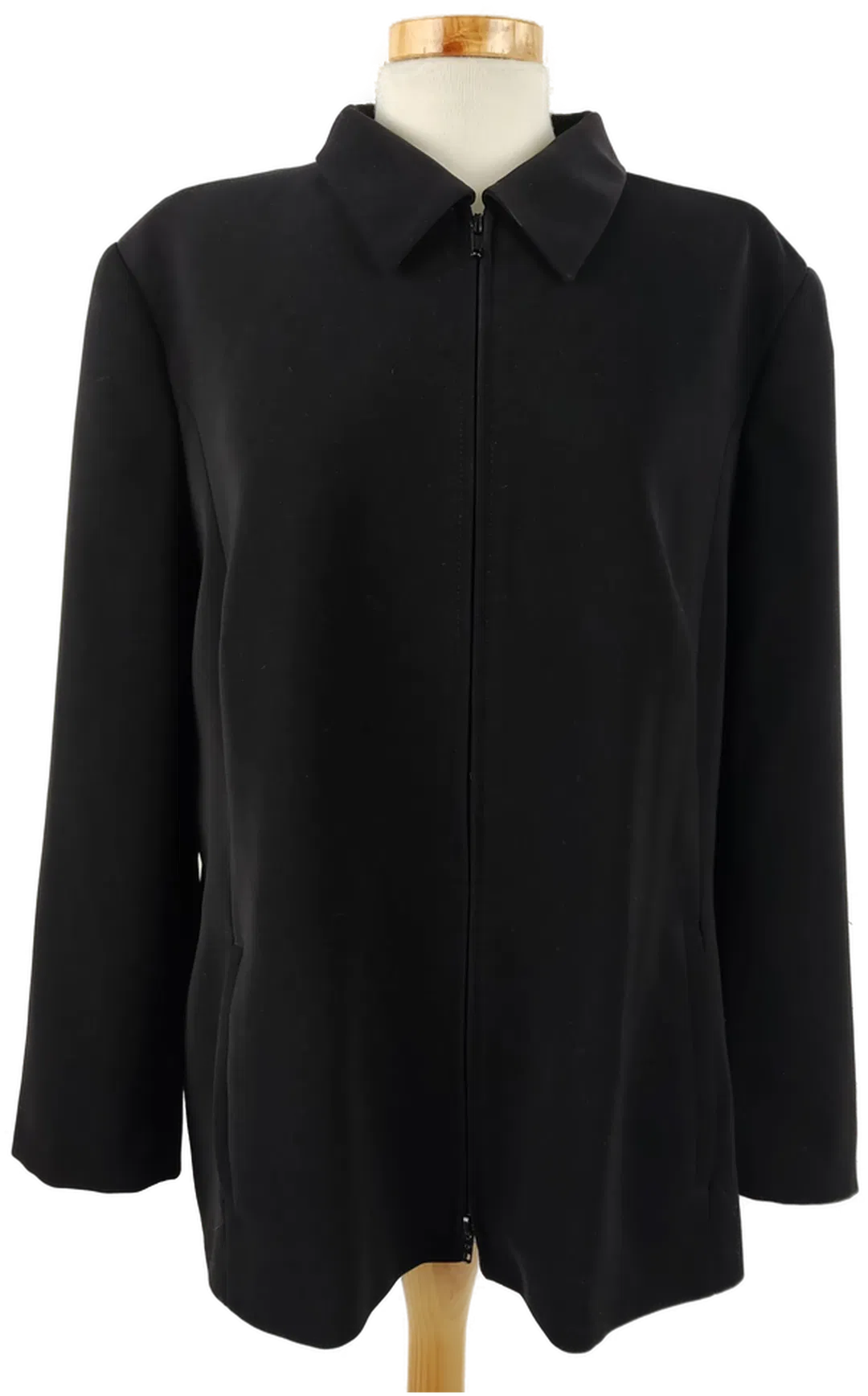 Damen Zippjacke schwarz - XXL/44 - Bild 1