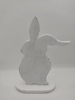 Holz-Osterhasen Schabby Chic - Bild 3