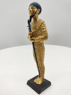 Goldener Ptah Porzellan & Zertifikat von Franklin Mint | Limitierte Rarität – Vorschau 7
