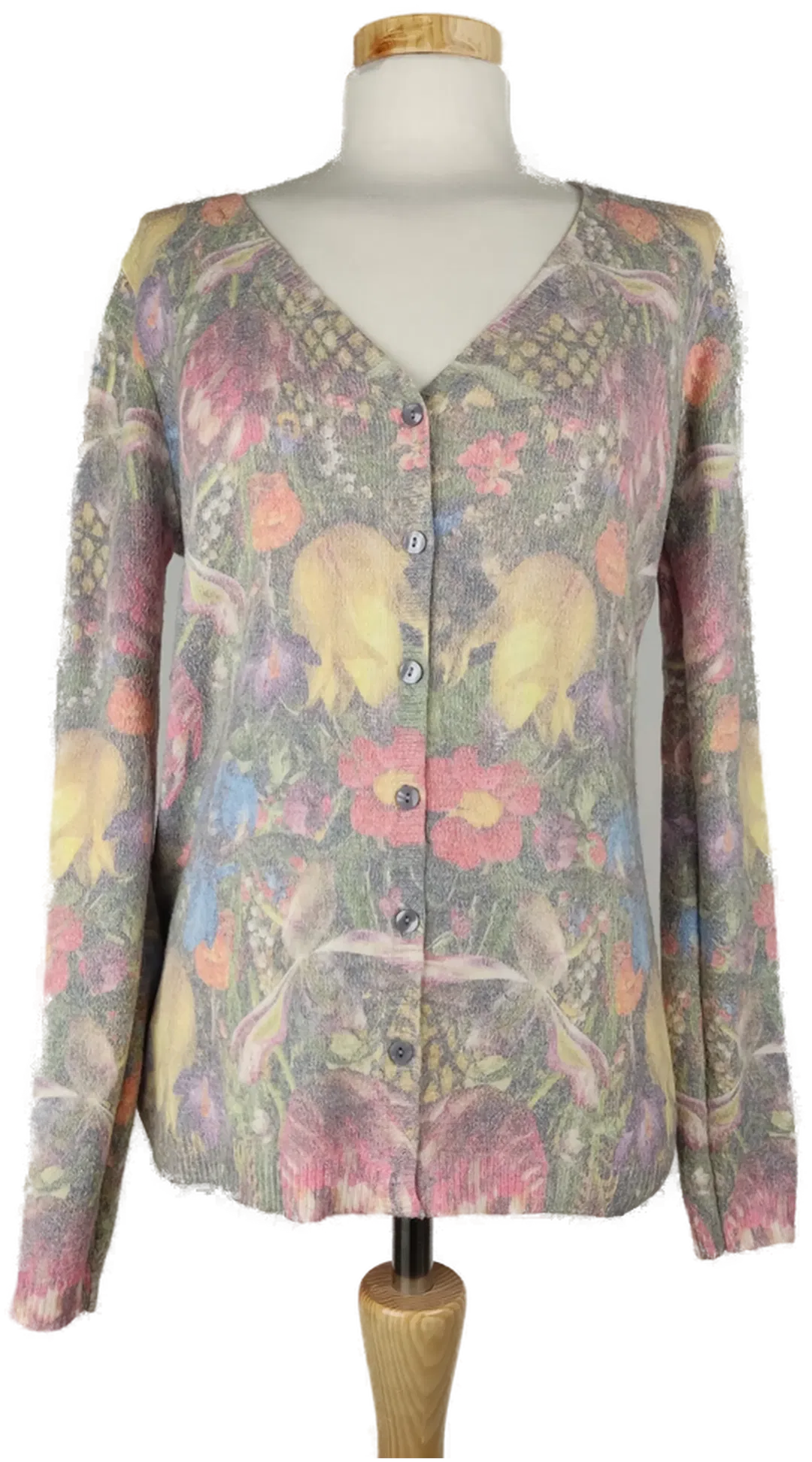 Dame Weste mit buntem Blumenmotiv - M/38 - Bild 1