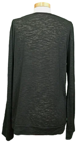 Victoria's Secret Damen Langarmshirt mit Schriftzug schwarz Gr. M - Bild 2