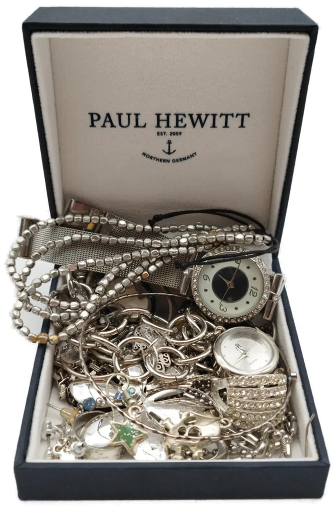 MYSTERY Modeschmuck Set - Silberfarbener Schmuck - Bild 1