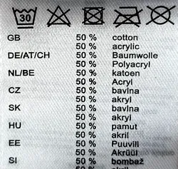 dopodopo Baby Weihnachtspullover dunkelblau gemustert Gr. 86 - Bild 3