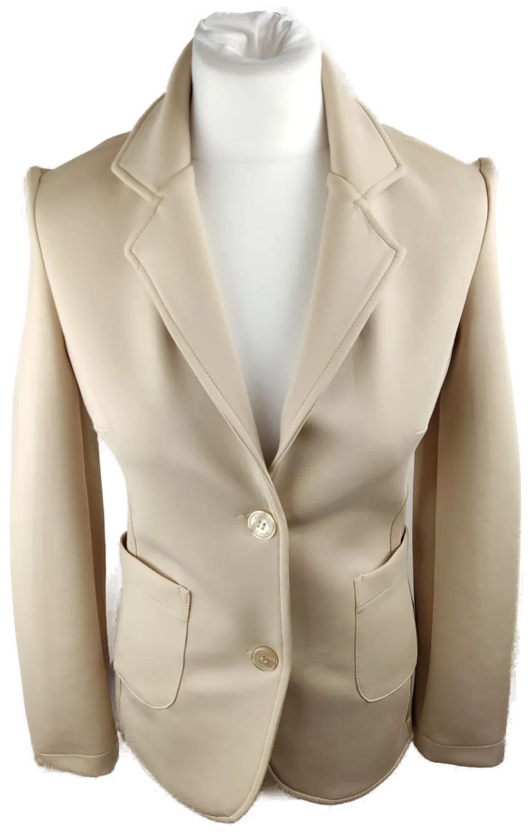 Blazer Albe Moda Creme Polyester Gr.34 | Wie Neu – Bild 1