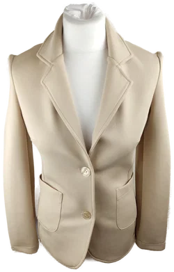 Blazer Albe Moda Creme Polyester Gr.34 | Wie Neu – Vorschau 1