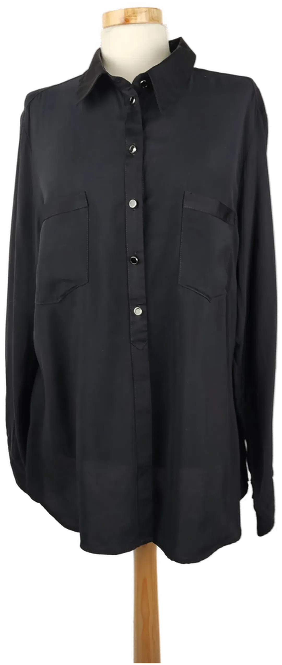 Sixth Sense Damenbluse schwarz langarm - XXXL/46 - Bild 1