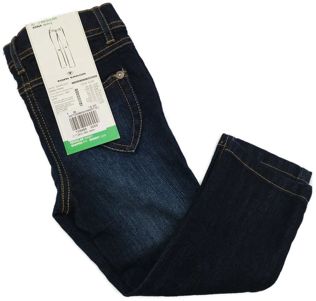 Tom Tailor Kinder-Jeanshosen - Gr. 92 / 70% Baumwolle - Bild 1